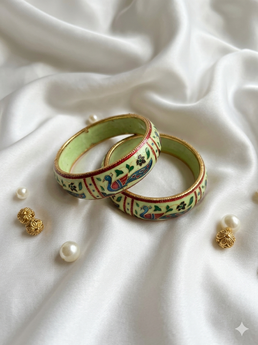 Handpainted Meenakari Bangles