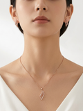 Buy Leaf Rose Gold Pendant Sets