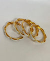 White Pearl Bangles