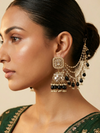 Mohika Mirror Jhumka Earring With Sahara