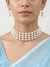 Tear Drop Pearl Choker Sets
