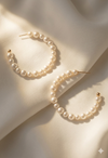 Pretty Pearl Hoops