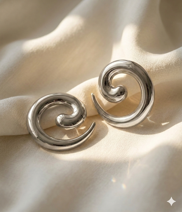 Spiral Korean Studs
