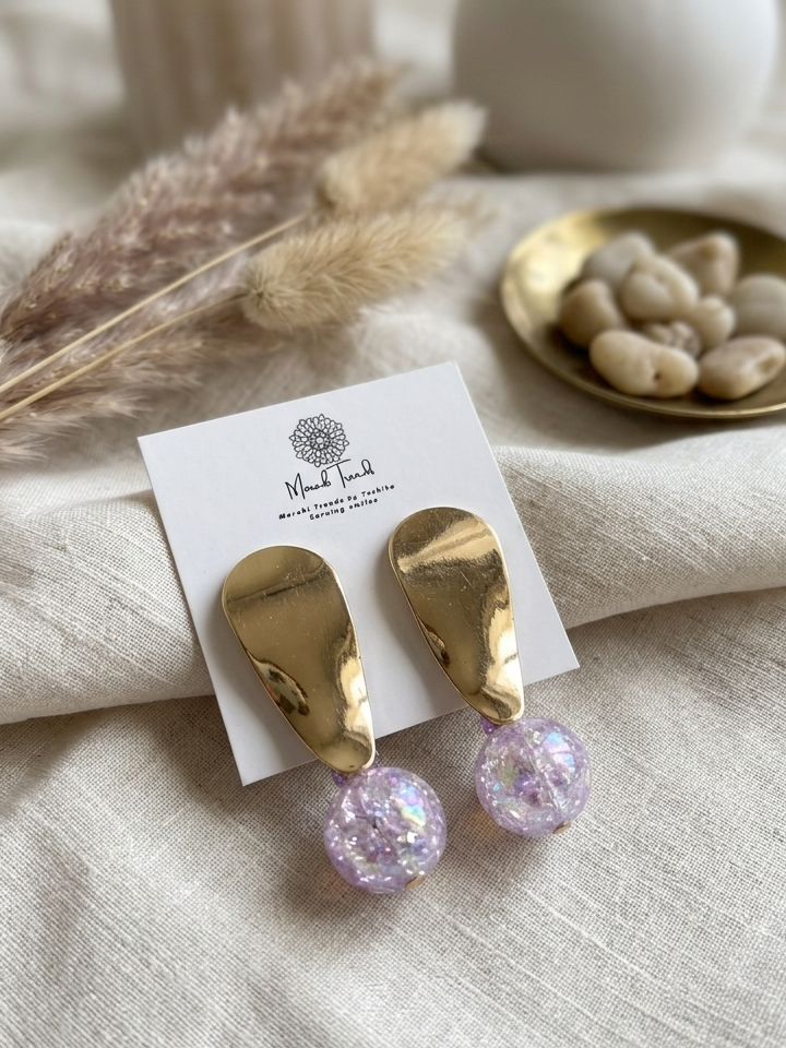 Elegant Chunky Resin Earrings