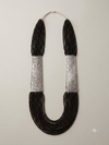 Silver-Plated Tribal Beads Necklace