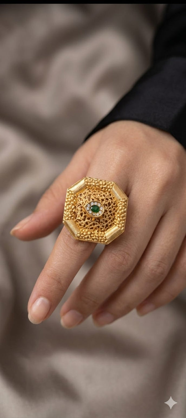 Stunning Gold Plated Ring