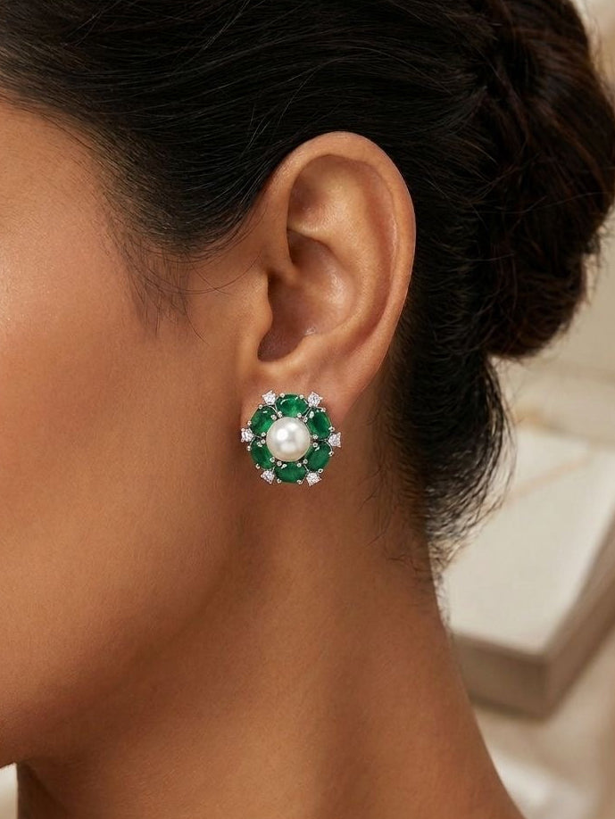 Round Cut Diamond Stud