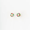 Multicolor stones Stud