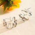 Zig - Zag Design Hoops