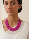 Meraki Pink Beads Necklace