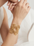 Gold Tone Spiral Bracelet