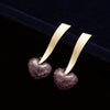 Heart Drop Chic Earrings