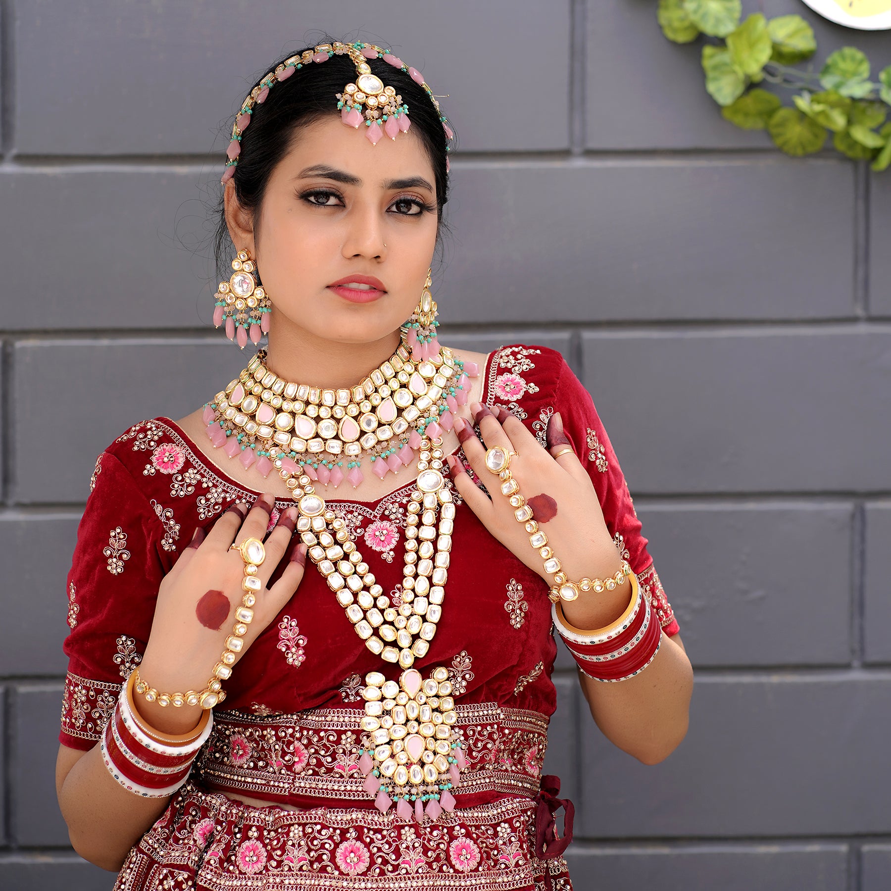 Elegance Kundan Traditional Bridal Set