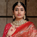 Wedding Designer Faux Kundan Beaded Indian Bridal Set