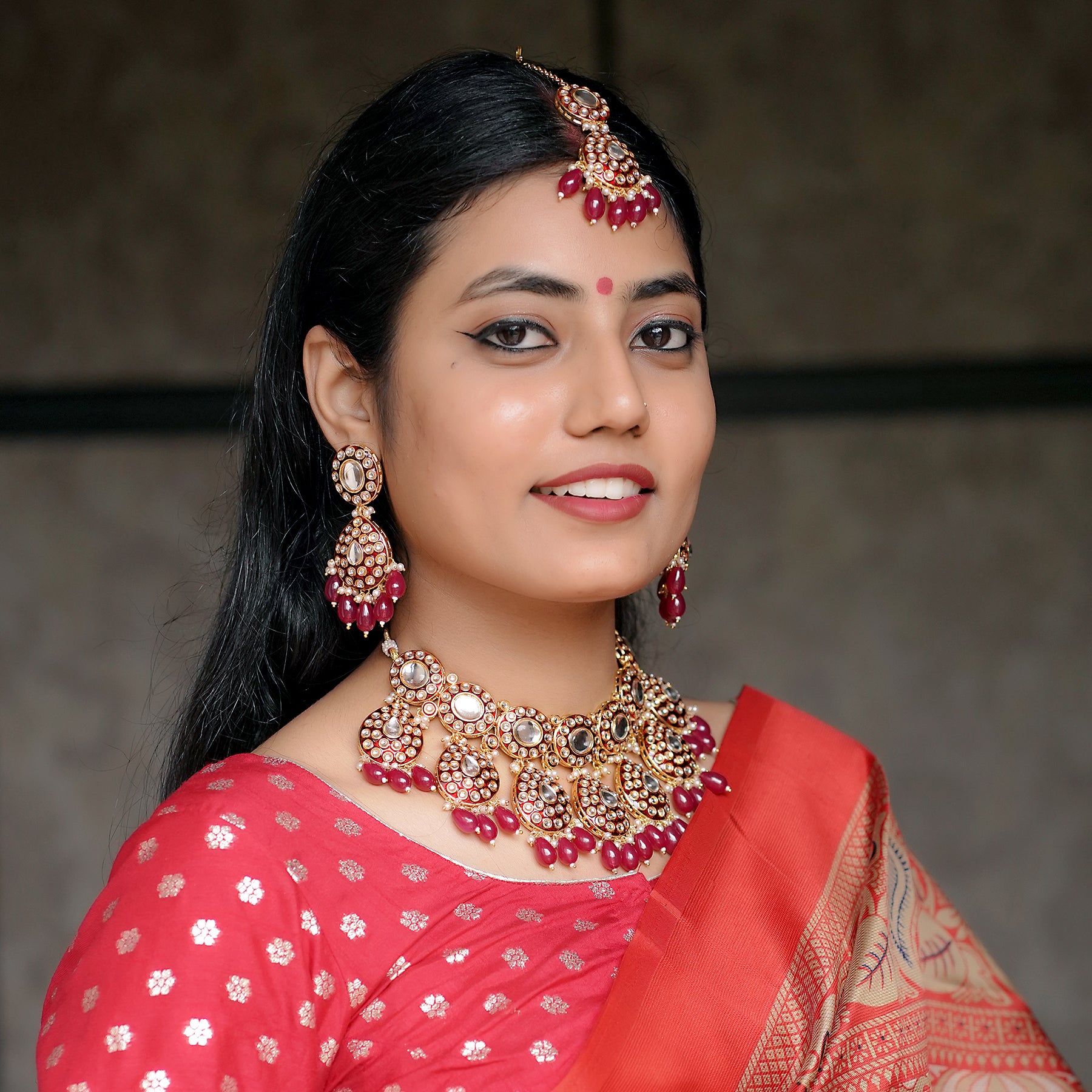 Statement Jadau Necklace Set