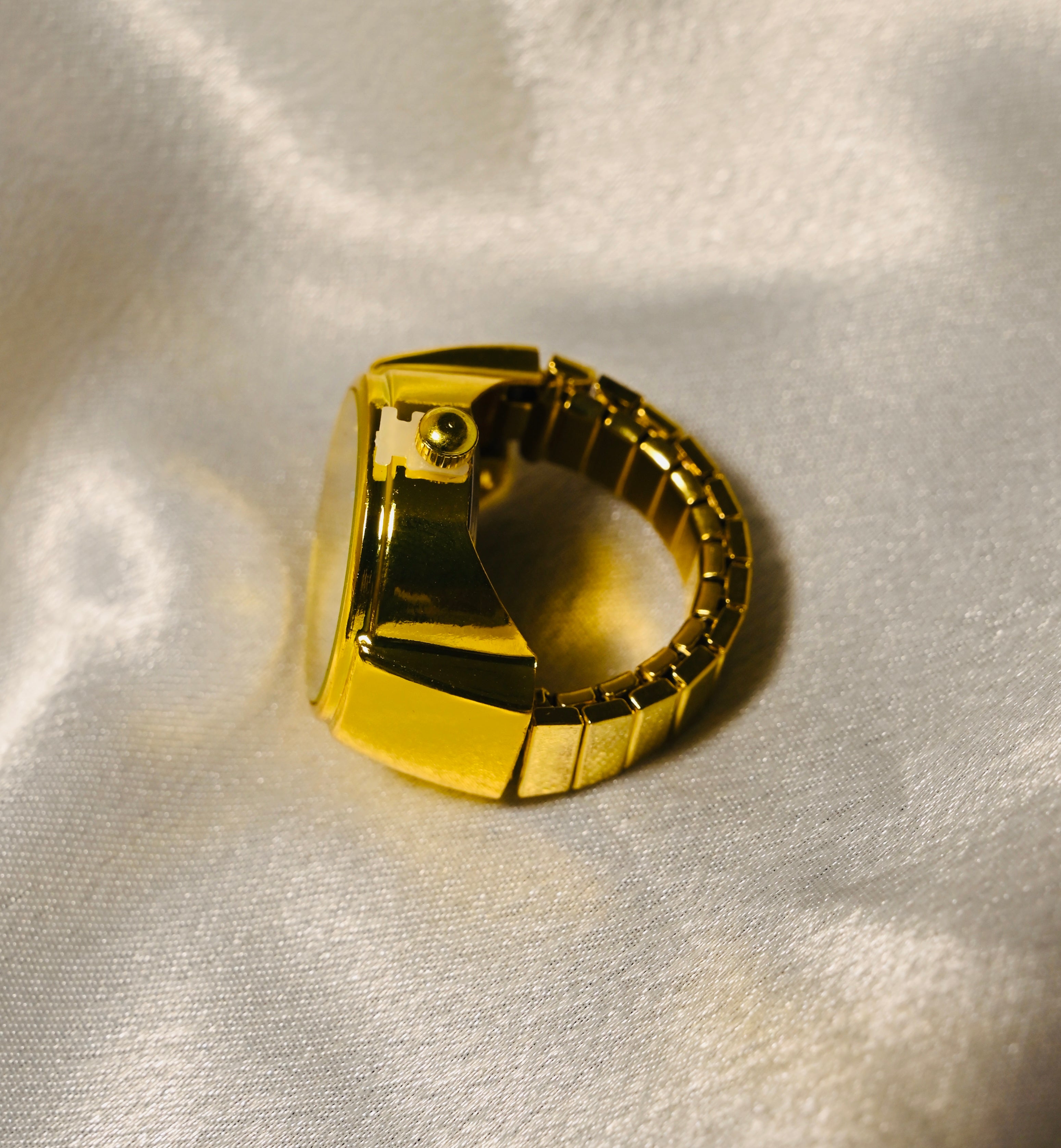 Stylish Finger Watch Ring