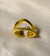 Anti-Tarnish Gold Plated Adjustable Ring