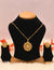 Siya Ram Gold Plated Pendent Set