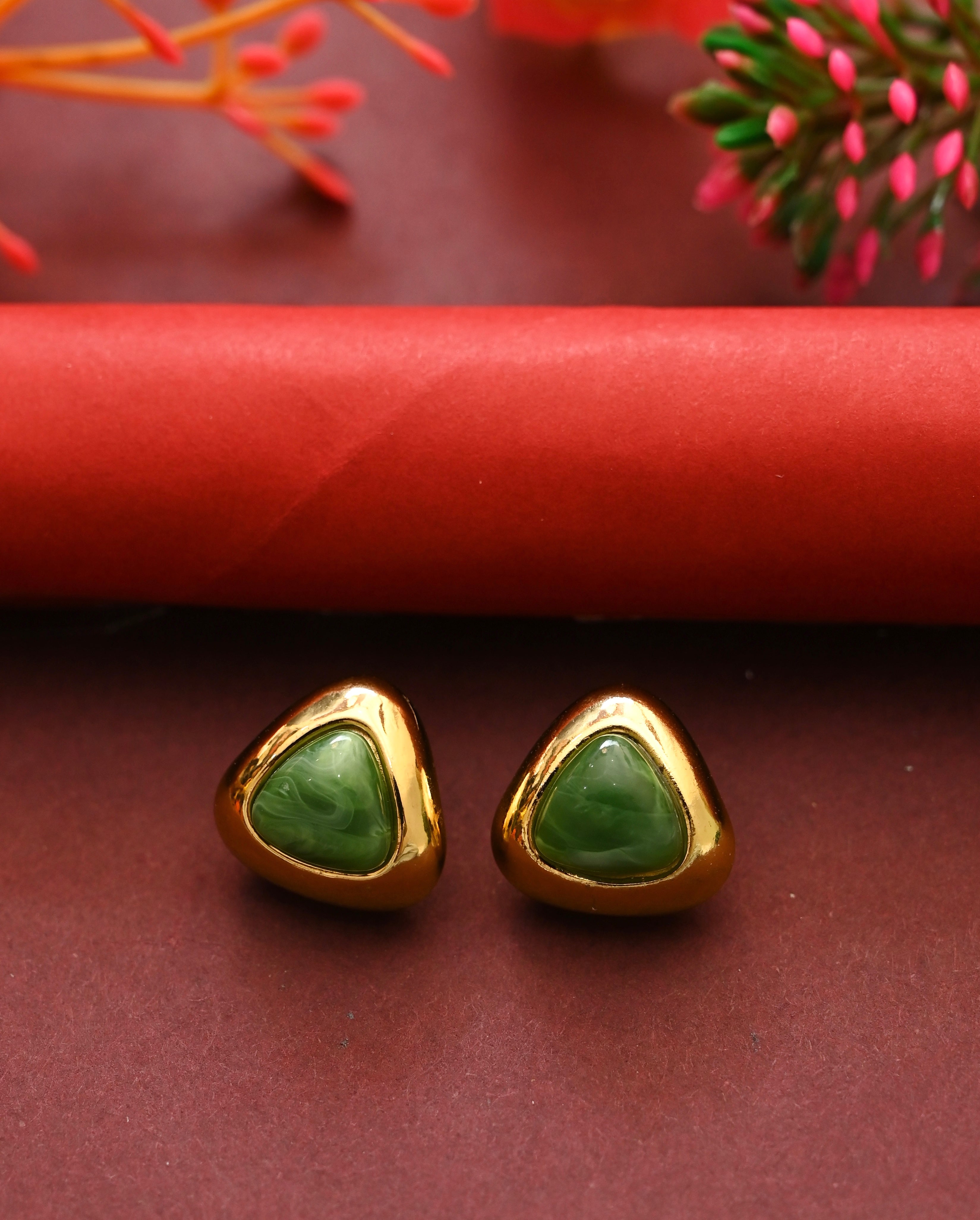 Triangle Shaped Anti-Tarnish Studs