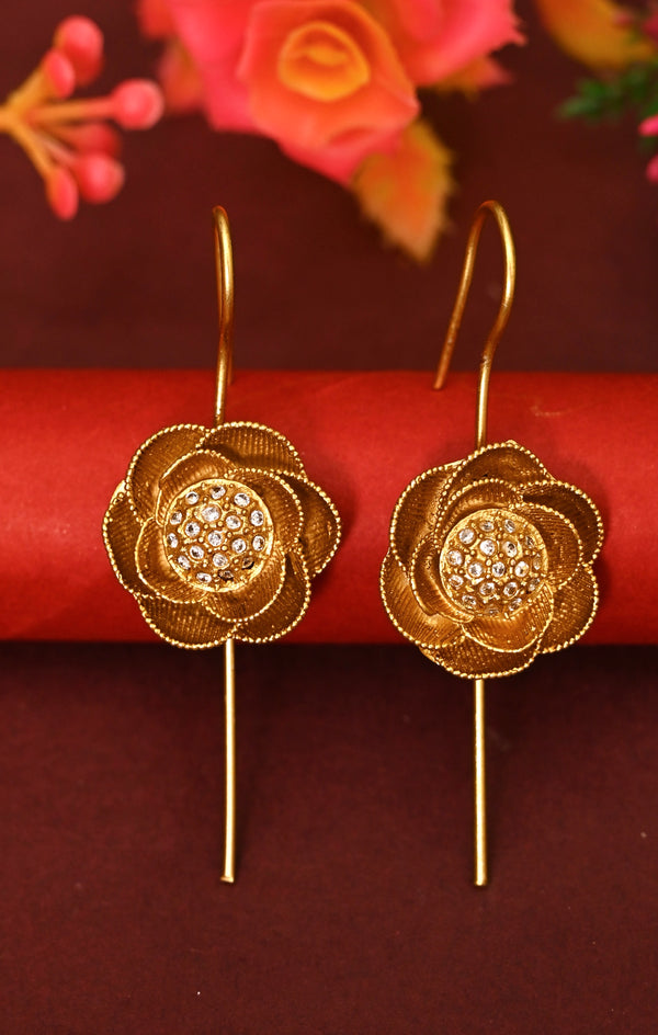 Flower Cuff Earrings