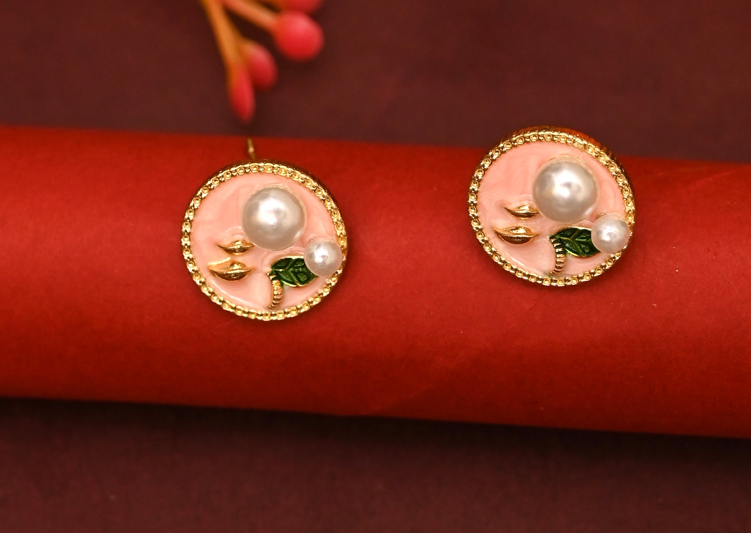 Round Shape Korean Earrings