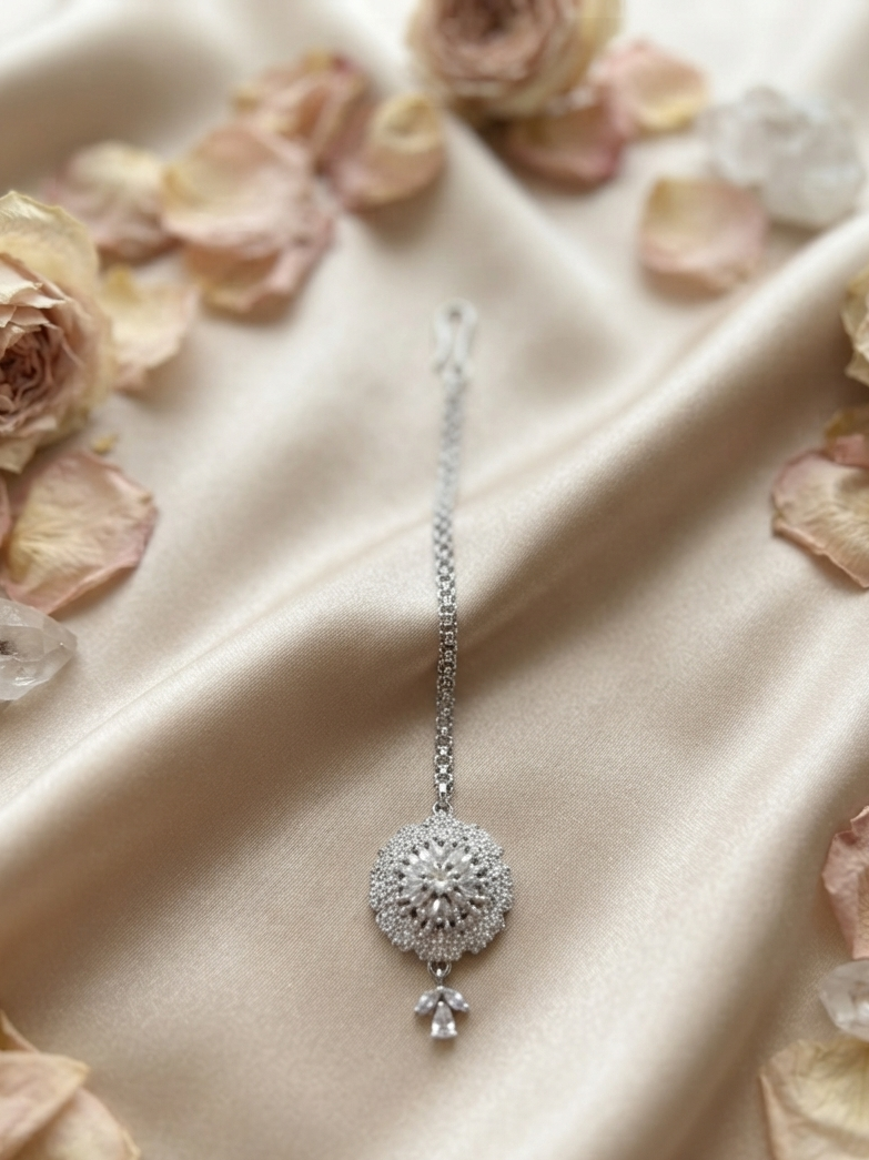 Premium American Diamond Mangteeka