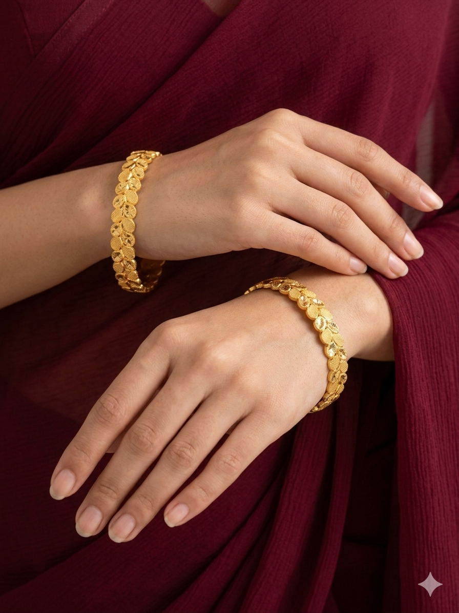 Gold Plated Broad Banges