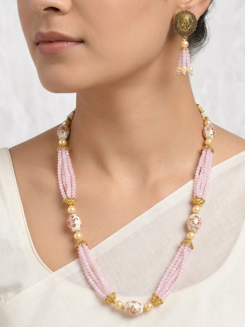 Multilayered Pearl Mala
