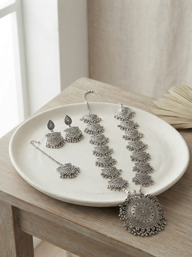 Traditional Silver Replica Long Set