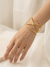Golden Wired Cuff Bracelet