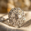 Sovar Elegant American diamond Cocktail Ring
