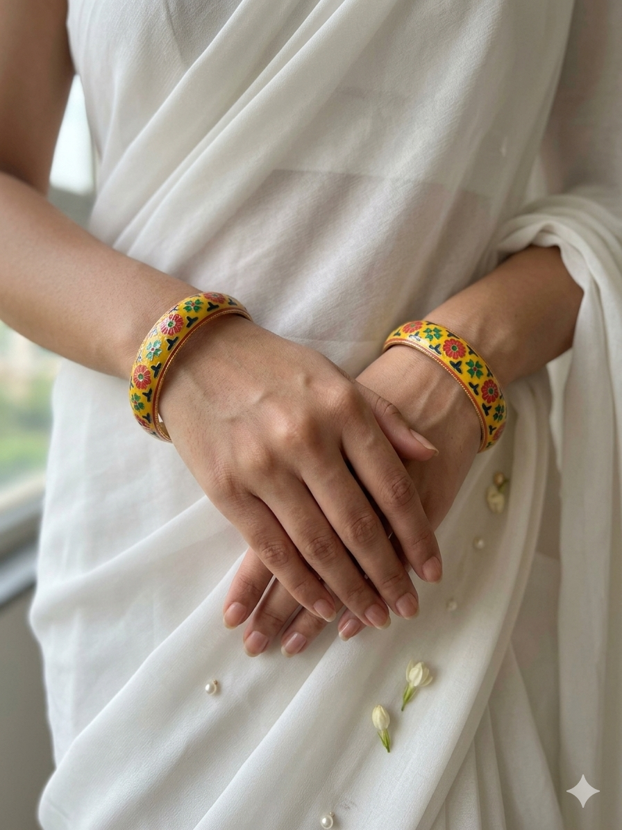 Meenakari Handpainted Bangles