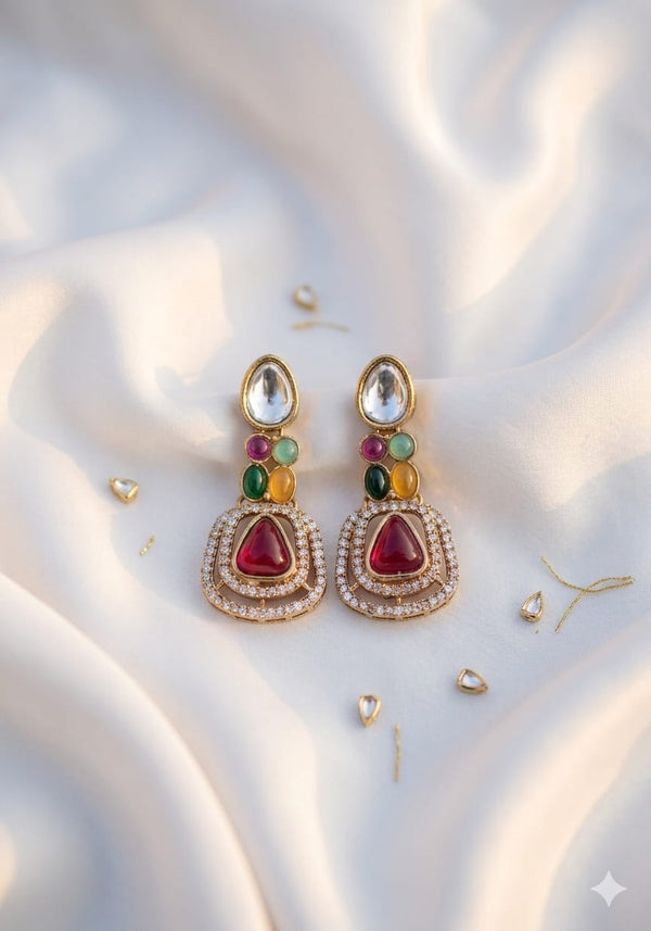 Traditional Kundan Earrings