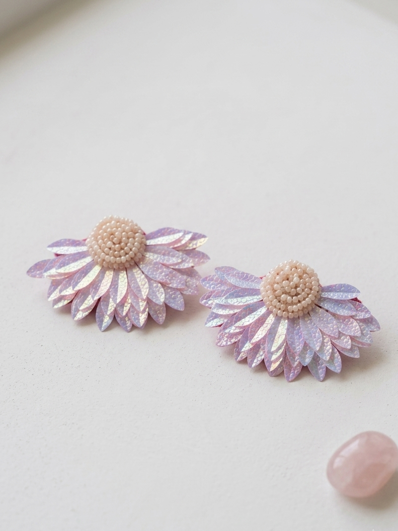 Feather Style Handmade Earrings