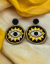 Black Evil Eye Earrings