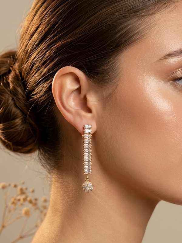Sparkling Essentials Crystal Glow Chic AD Earrings