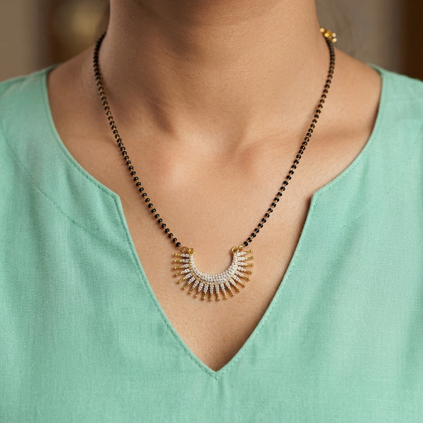 Circular Pendant Mangalsutra