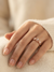 Vintage Cubic Zirconia Rose Gold Ring