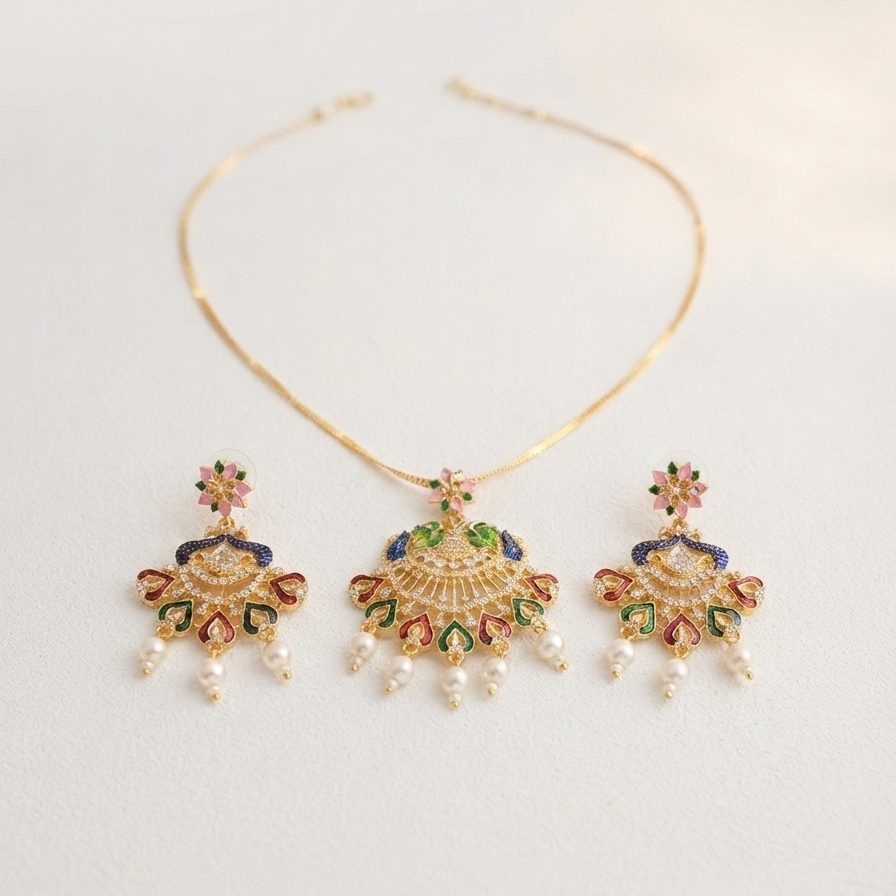 Elegance Multicolor Pendant Sets
