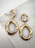 Vintage Gold Toned Dangler Drop Earrings
