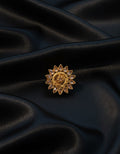 Gold Plated Flower Ring