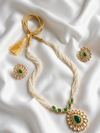 Elegant Kundan Pearl Mala