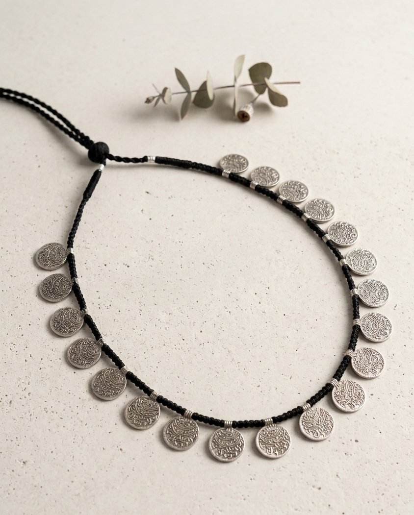Rajasthani Silver Plated Necklace