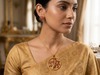 Unique Gold Plated Tree Style Pendant Sets