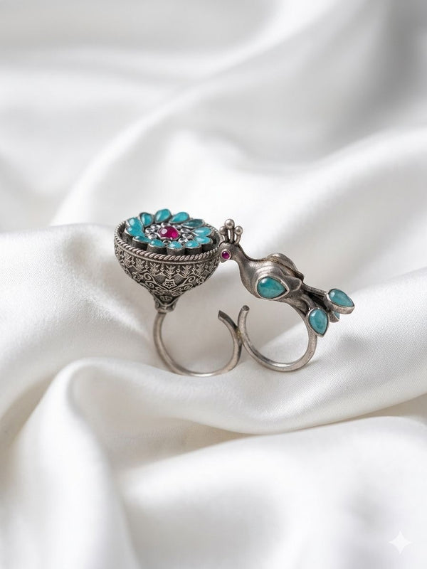 Meraki Double Line Bird Ring