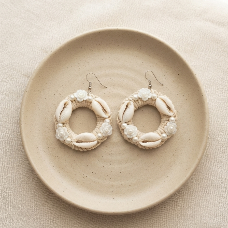 Handmade Shell Earrings
