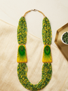 Resin Glass Seed Beads Necklace
