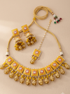 Pretty Handcrafted Kundan Necklace Sets for Haldi Look