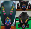 Multicolor Flower Bead Necklace