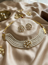 Exclusive Pearl Beaded Choker Set